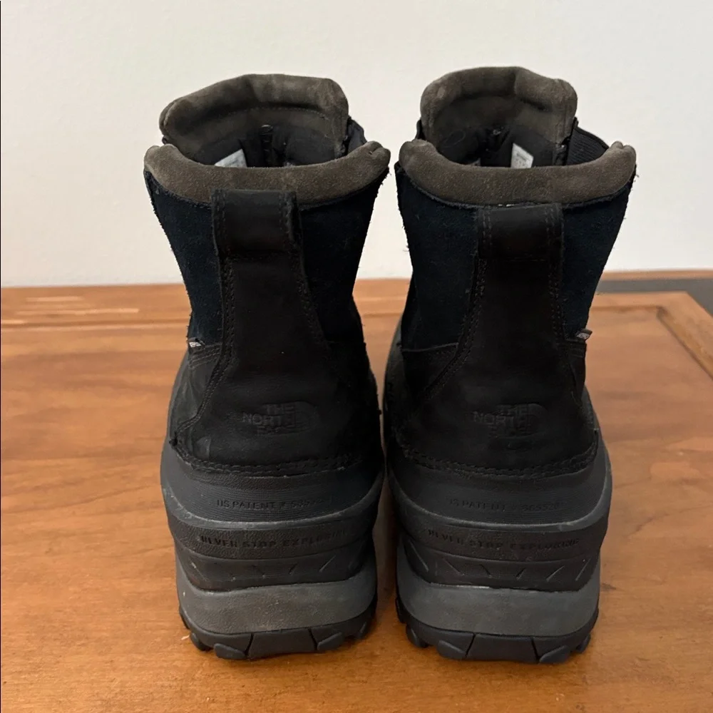 The North Face Chilkat Black Snow Rain Boots Size 12.5